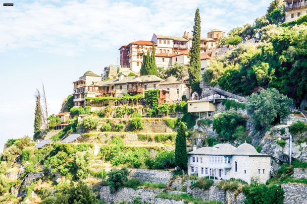 Са Халкидикија на Свету Гору